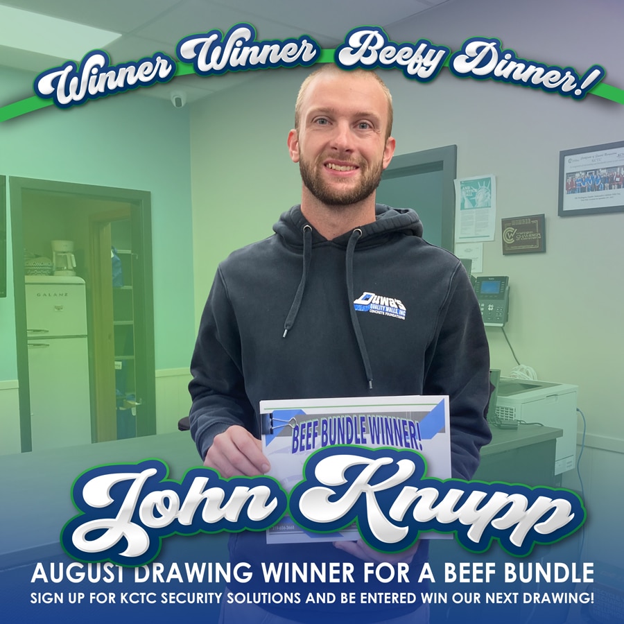 Winner of beefy broadband drawing - John Knupp